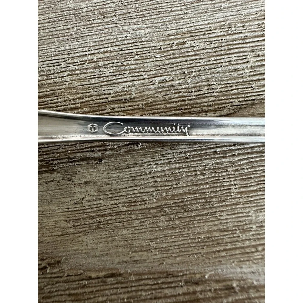 Oneida Community Silver Plate Long Ice Tea Spoons AFFECTION 6 Pcs READ Condition